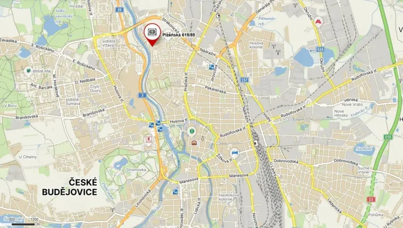 Pronájem bytu 3+1, České Budějovice - České Budějovice 3, Plzeňská, 63 m2