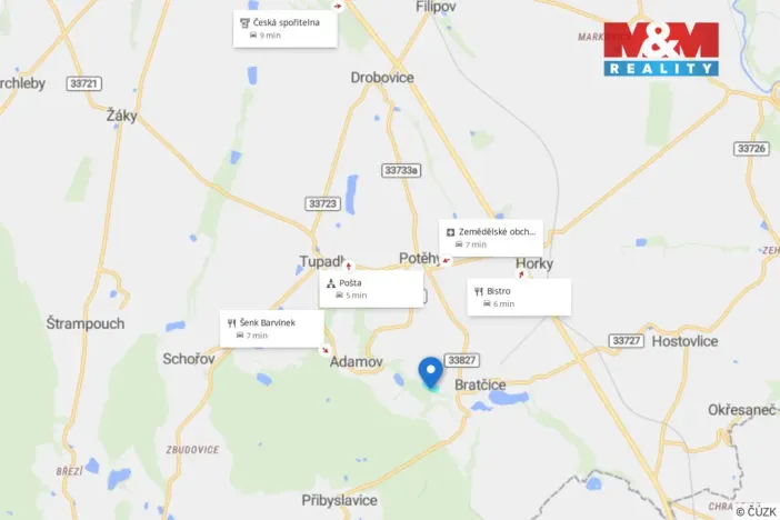 Prodej pole, Bratčice, 19072 m2