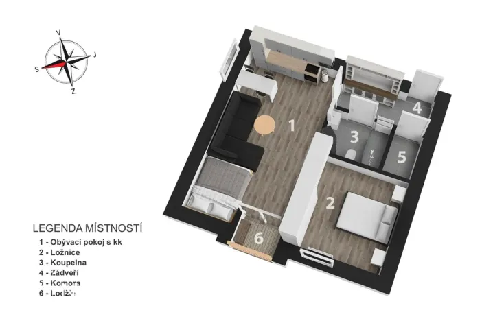 Prodej bytu 2+kk, Harrachov, 48 m2