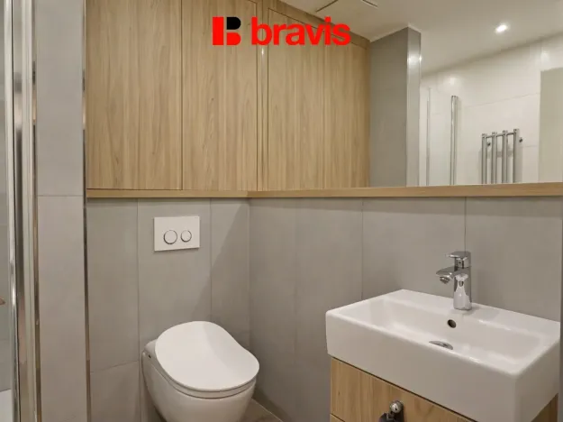 Pronájem bytu 1+kk, Brno - Veveří, Lidická, 42 m2