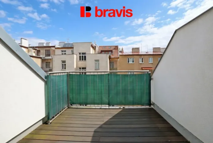 Pronájem bytu 1+kk, Brno - Veveří, Lidická, 42 m2