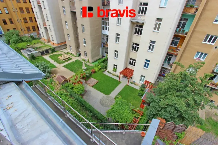 Pronájem bytu 1+kk, Brno - Veveří, Lidická, 42 m2