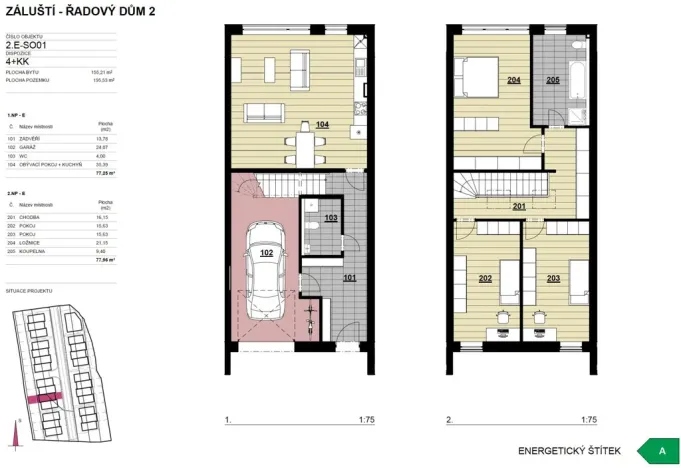Prodej rodinného domu, Zlín, Záluští, 155 m2
