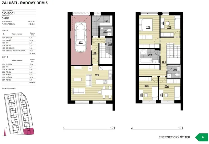 Prodej rodinného domu, Zlín, Záluští, 140 m2