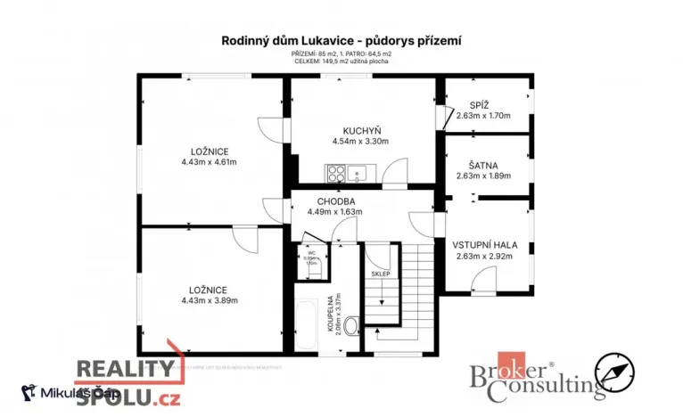 Prodej rodinného domu, Lukavice, 160 m2
