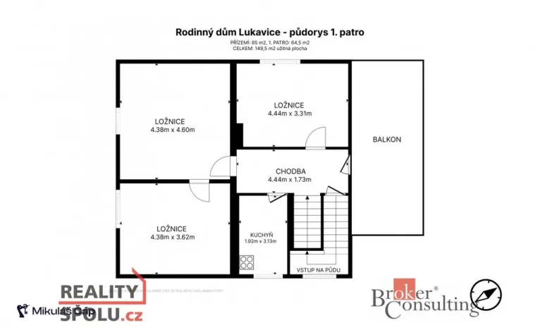 Prodej rodinného domu, Lukavice, 160 m2