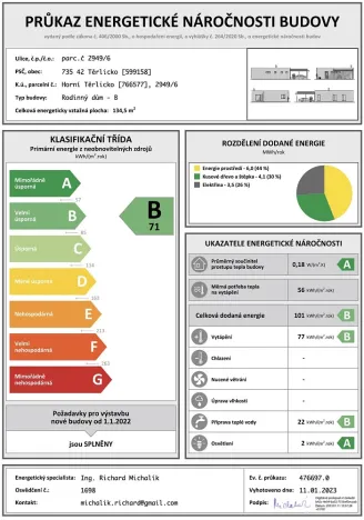 Prodej rodinného domu, Těrlicko - Horní Těrlicko, Farní, 100 m2