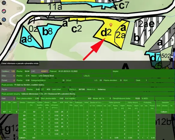 Prodej lesa, Železný Brod, 3547 m2