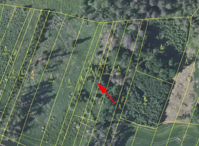 Prodej louky, Trhový Štěpánov, 372 m2