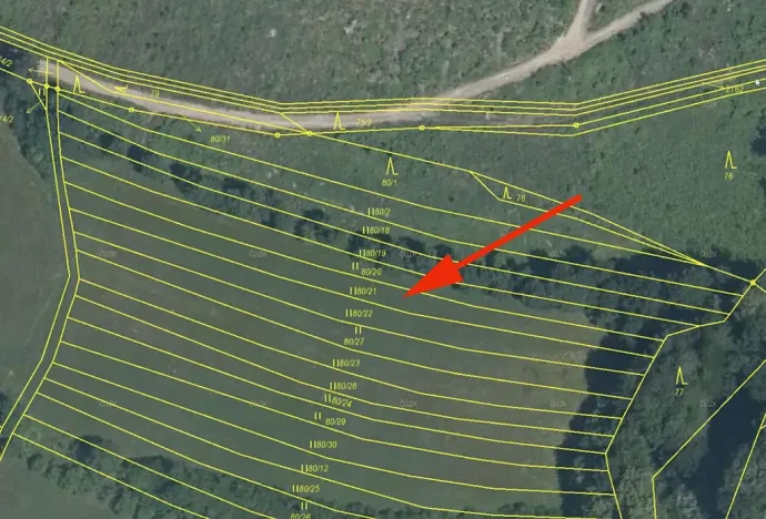 Prodej podílu louky, Rajnochovice, 510 m2