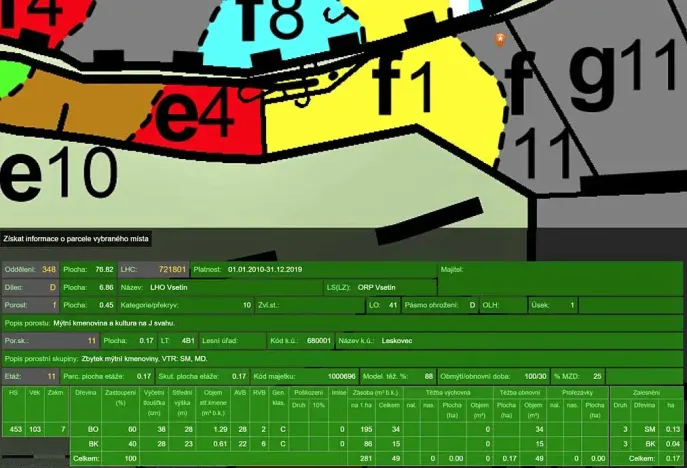 Prodej lesa, Leskovec, 4449 m2