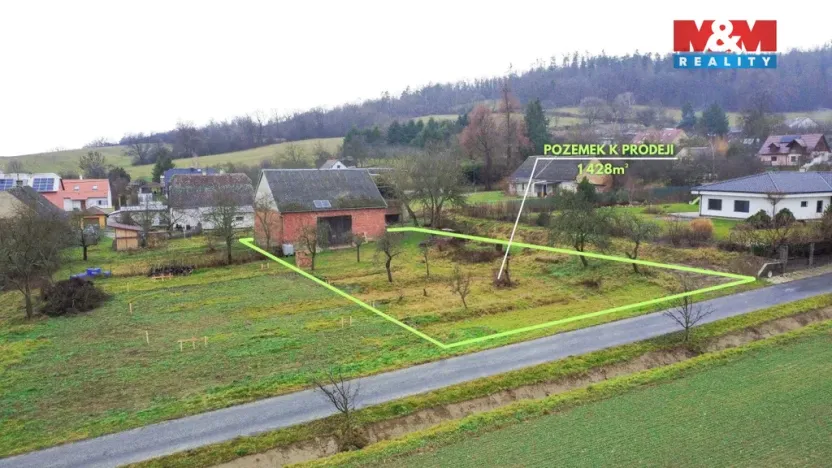 Prodej pozemku pro bydlení, Dlouhá Loučka - Plinkout, 1428 m2