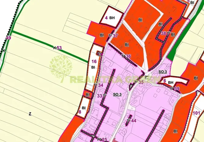 Prodej pozemku pro bydlení, Ostrata, 1191 m2