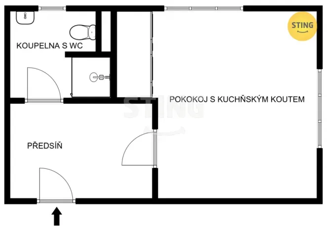 Prodej bytu 1+kk, Frýdek-Místek, 22 m2