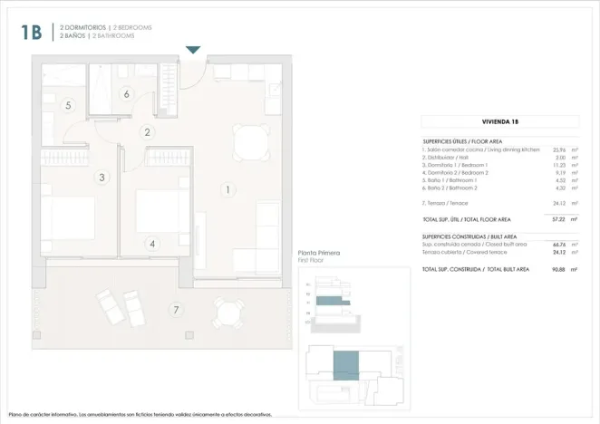 Prodej bytu 3+kk, Benijófar, Španělsko, 66 m2