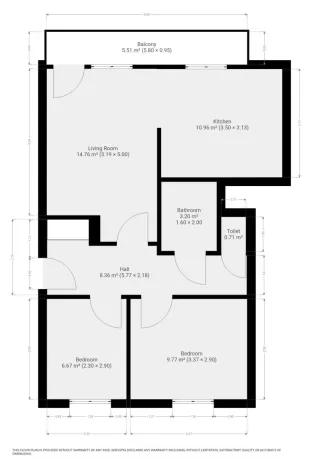 Pronájem bytu 3+1, Praha - Prosek, Litoměřická, 54 m2
