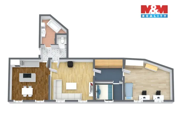 Prodej bytu 3+1, Aš, Sadová, 85 m2