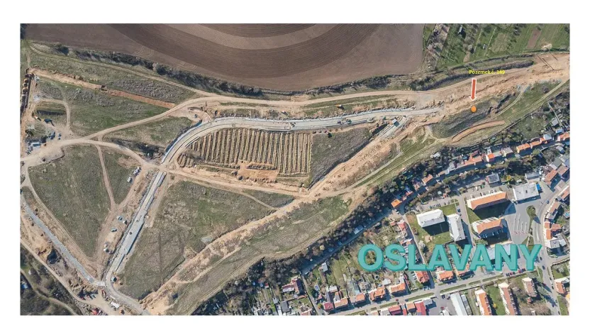 Prodej pozemku, Oslavany, 739 m2