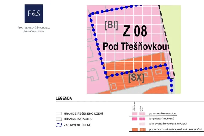 Prodej pozemku pro bydlení, Psáry, 2003 m2