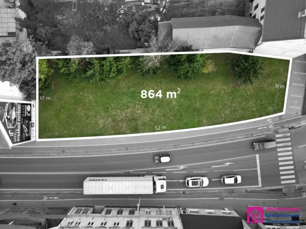 Prodej pozemku pro bydlení, Břeclav, náměstí T. G. Masaryka, 864 m2