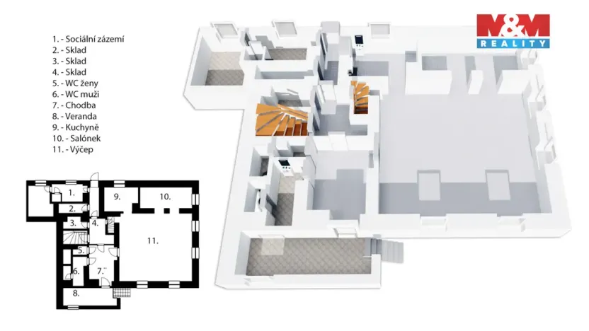 Prodej restaurace, Studnice, 130 m2