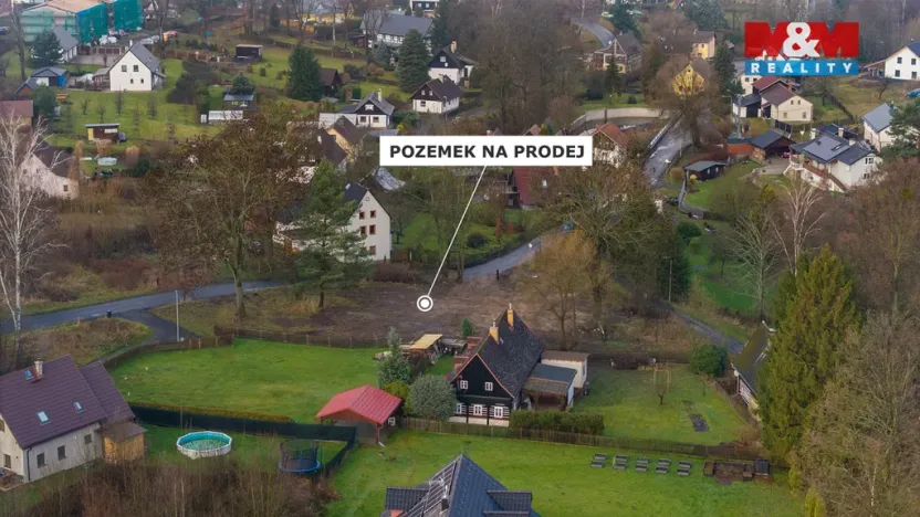 Prodej pozemku pro bydlení, Růžová, 1965 m2