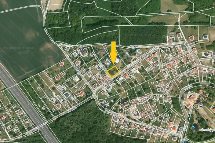 Prodej pozemku pro bydlení, Panenské Břežany, K dálnici, 843 m2