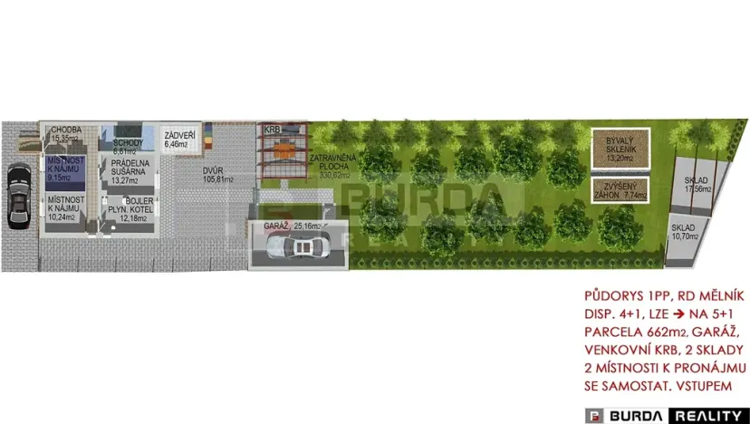 Prodej rodinného domu, Mělník, Komenského, 203 m2