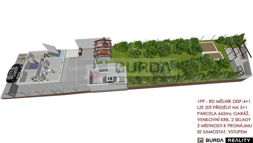 Prodej rodinného domu, Mělník, Komenského, 203 m2