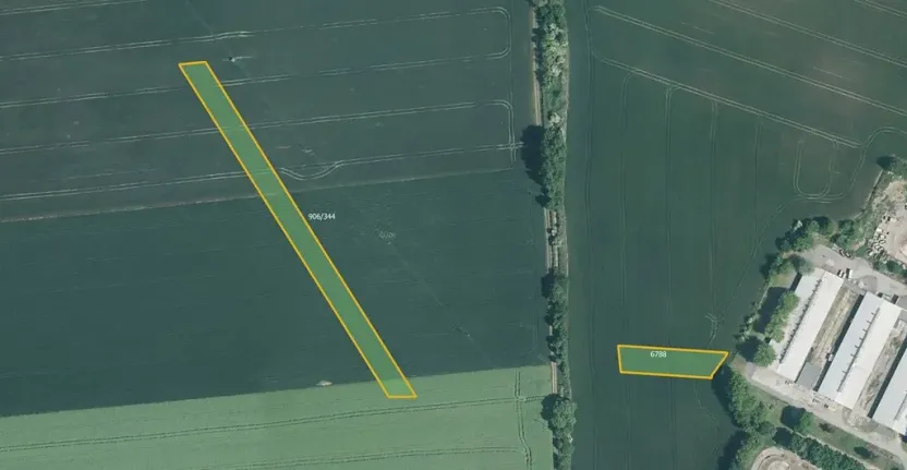 Prodej pole, Prštice, 7073 m2