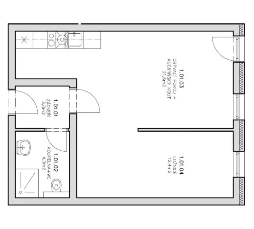 Prodej bytu 2+kk, Pec pod Sněžkou, 41 m2