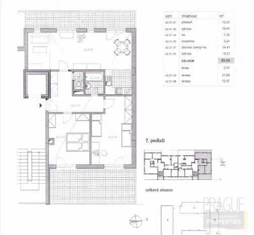 Prodej bytu 3+kk, Praha - Michle, Elektrárenská, 118 m2