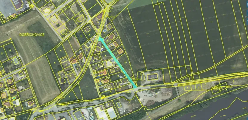 Dražba zahrady, Dobřichovice, 1128 m2