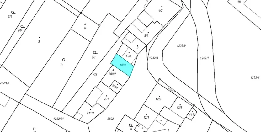 Dražba pozemku, Dobromilice, 101 m2