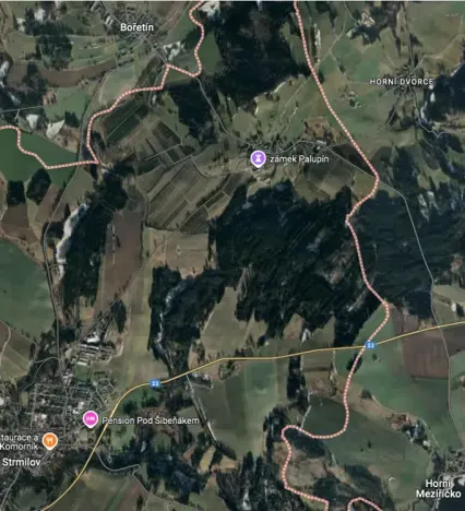 Prodej lesa, Strmilov, 72642 m2