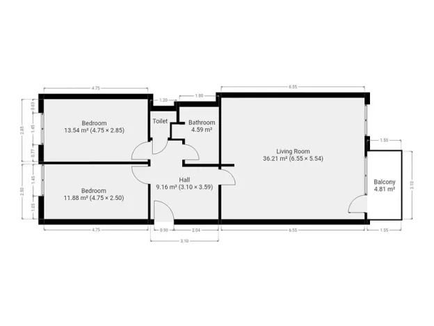 Pronájem bytu 3+kk, Praha - Hlubočepy, Hlubočepská, 81 m2