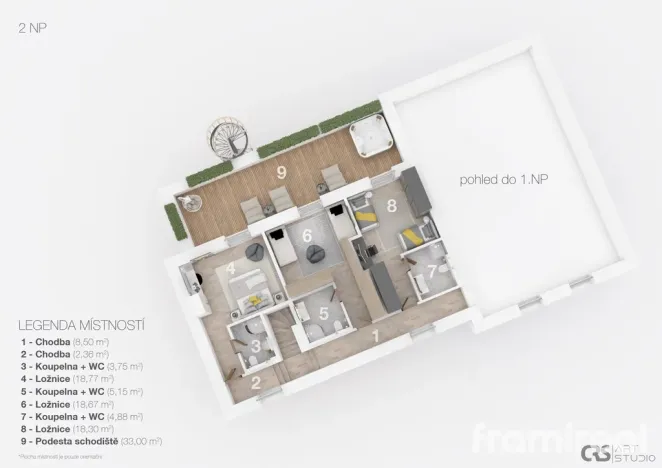 Prodej pozemku pro bydlení, Frymburk - Kovářov, 962 m2
