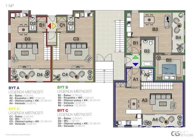 Prodej komerčního pozemku, Frymburk - Kovářov, 1696 m2