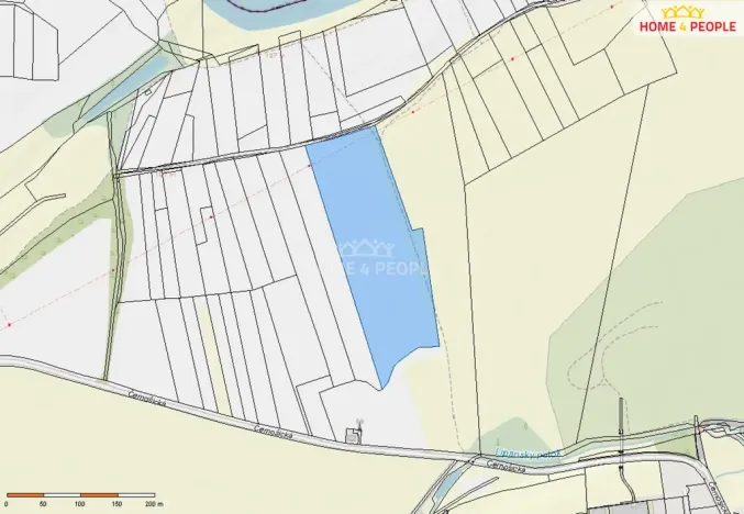 Prodej pole, Praha - Lipence, 32406 m2