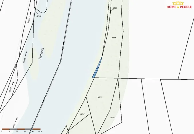 Prodej pozemku, Praha - Lipence, 52 m2