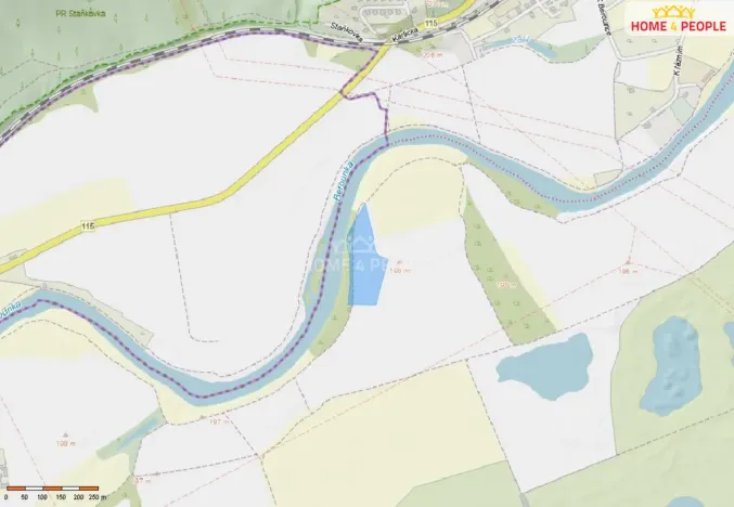 Prodej pole, Praha - Lipence, 19556 m2