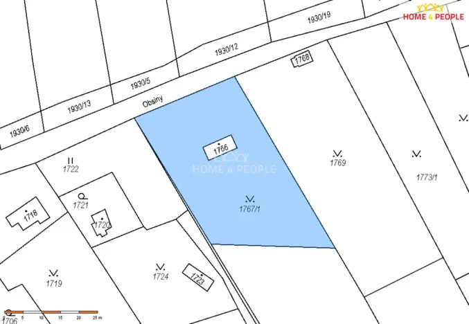 Prodej pozemku, Praha - Lipence, 1285 m2