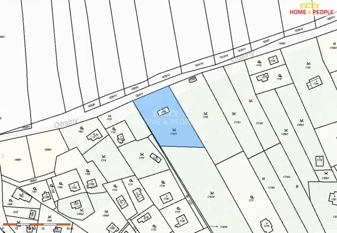 Prodej pozemku, Praha - Lipence, 1285 m2