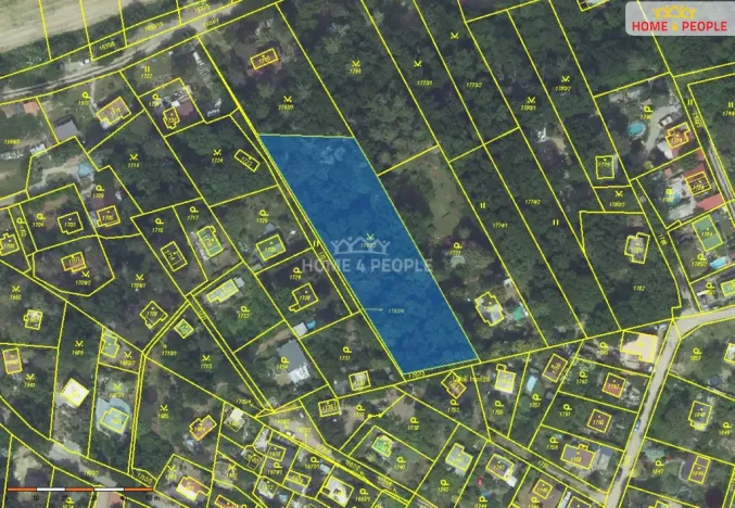 Prodej zahrady, Praha - Lipence, 2442 m2