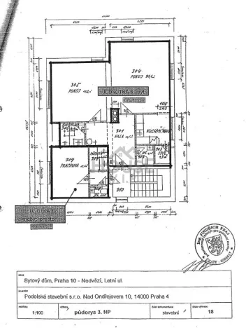 Prodej bytu 2+1, Praha, Výtoňská, 73 m2