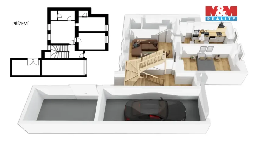 Prodej rodinného domu, Sedlčany, Baxova, 138 m2