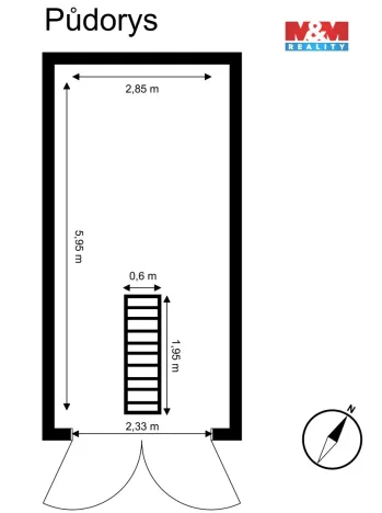 Prodej garáže, Uherský Brod, Šumická, 20 m2