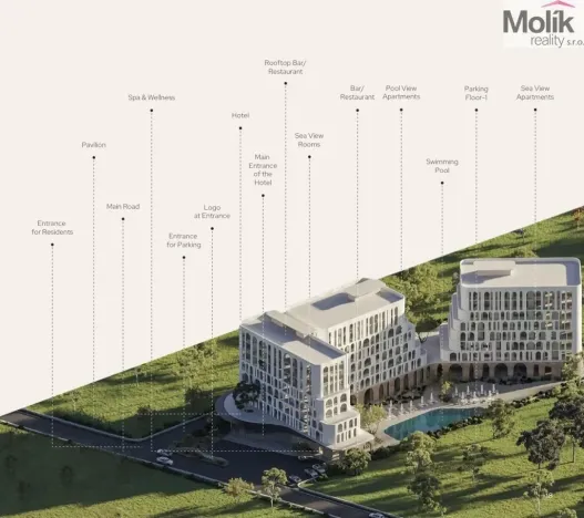 Prodej bytu 2+kk, Orikumi, 40 m2
