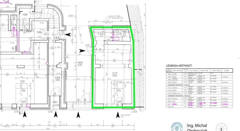 Pronájem obchodního prostoru, Staré Město, Hradišťská, 42 m2