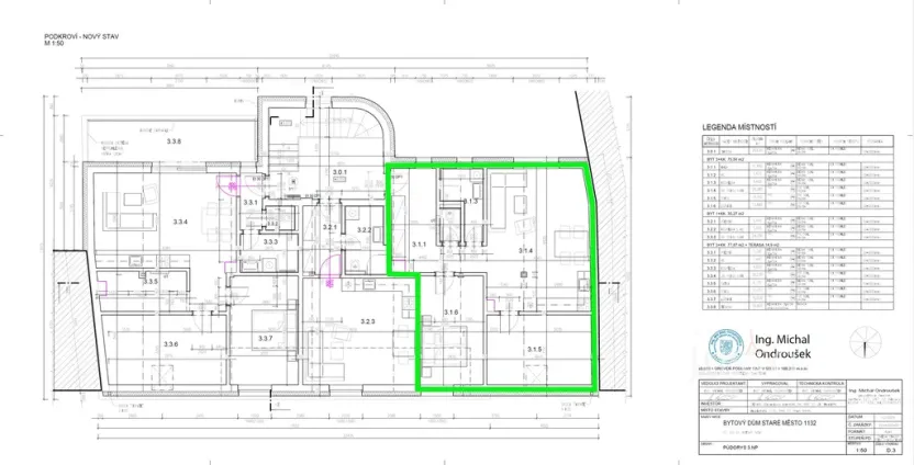 Pronájem bytu 3+kk, Staré Město, Hradišťská, 76 m2
